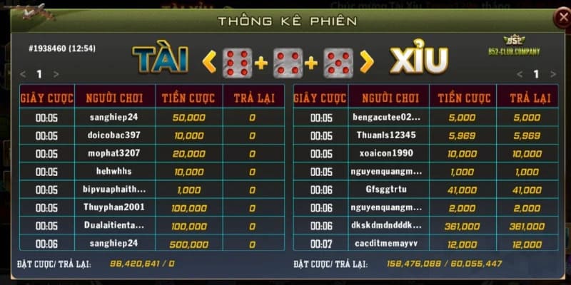 tài xỉu free